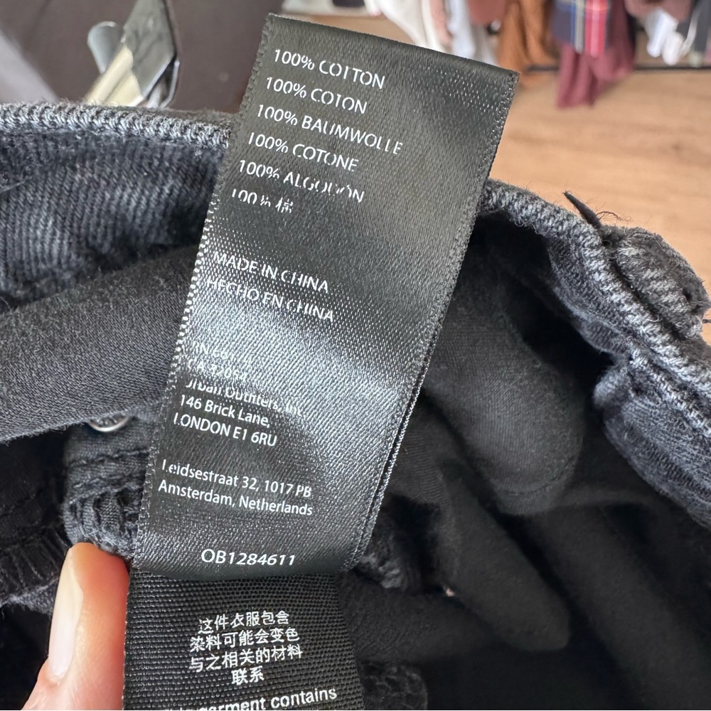 We The Free Curvy Black Straight Leg Georgine Jeans - Picture 8 of 8